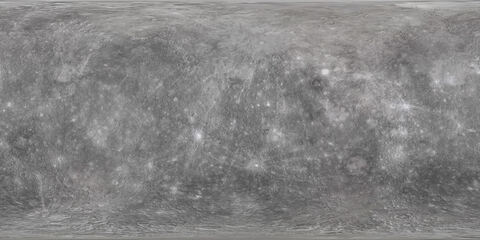 Mercury surface map